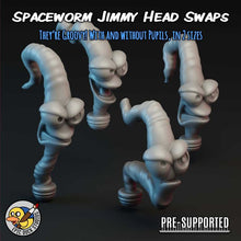 Load image into Gallery viewer, "Spaceworm Jimmy Heads" - for Space Guys by Epic Duck Studios