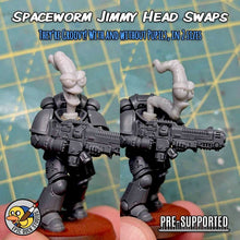 Load image into Gallery viewer, "Spaceworm Jimmy Heads" - for Space Guys by Epic Duck Studios