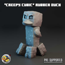 Load image into Gallery viewer, "Creepy" - Cubic Rubber Duck by Epic Duck Studios