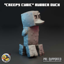 Load image into Gallery viewer, "Creepy" - Cubic Rubber Duck by Epic Duck Studios