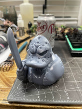 Load image into Gallery viewer, "Crystal Pond Killer" Rubber Duck by Epic Duck Studios