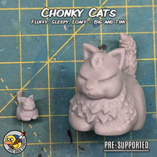 Load image into Gallery viewer, "Loafy Chonks" - Fat Cats just loafing around by Epic Duck Studios