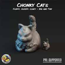 Load image into Gallery viewer, "Loafy Chonks" - Fat Cats just loafing around by Epic Duck Studios