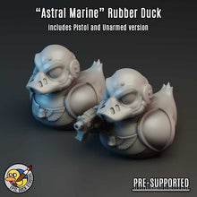 Load image into Gallery viewer, "Astral Marine" Rubber Duck by Epic Duck Studios