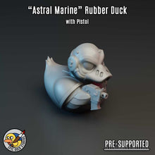 Load image into Gallery viewer, "Astral Marine" Rubber Duck by Epic Duck Studios