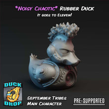Load image into Gallery viewer, "Noisy Chaotic" Rubber Duck by Epic Duck Studios
