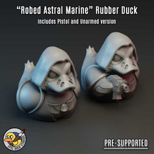 Load image into Gallery viewer, "Robed Astral Marine" Rubber Duck by Epic Duck Studios