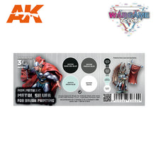 Load image into Gallery viewer, AK-1073 AK Interactive 3G Wargame Color Set - Non Metallic Metal Silver (W.B)