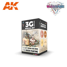 Load image into Gallery viewer, AK-1075 AK Interactive 3G Wargame Color Set - Basic Skin Colors