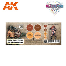 Load image into Gallery viewer, AK-1075 AK Interactive 3G Wargame Color Set - Basic Skin Colors