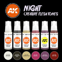 Load image into Gallery viewer, AK-11602 AK Interactive 3G Night Creatures Flesh Tones Set