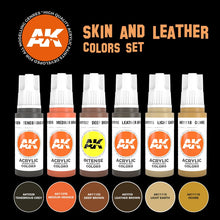 Load image into Gallery viewer, AK-11613 AK Interactive 3G Non Skin and Leather Colors Set