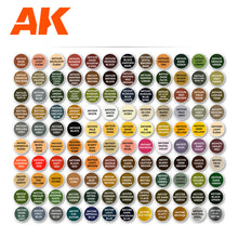 Load image into Gallery viewer, AK-11704 AK Interactive 3G Acrylics Briefcase - THE BEST 120 COLORS FOR FIGURES