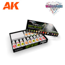 Load image into Gallery viewer, AK 11768 - AK Interactive Wargame Starter Set - Battle Orc (14 Colors & 1 Figure)