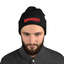 Load image into Gallery viewer, ImpendingDuff Text Logo Pom-Pom Beanie