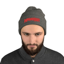 Load image into Gallery viewer, ImpendingDuff Text Logo Pom-Pom Beanie