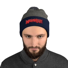 Load image into Gallery viewer, ImpendingDuff Text Logo Pom-Pom Beanie