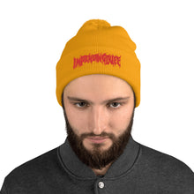 Load image into Gallery viewer, ImpendingDuff Text Logo Pom-Pom Beanie