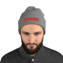 Load image into Gallery viewer, ImpendingDuff Text Logo Pom-Pom Beanie