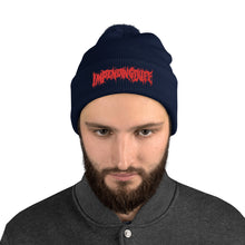 Load image into Gallery viewer, ImpendingDuff Text Logo Pom-Pom Beanie