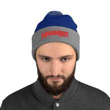 Load image into Gallery viewer, ImpendingDuff Text Logo Pom-Pom Beanie