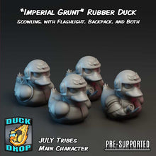 Load image into Gallery viewer, &quot;Imperial Grunt&quot; Rubber Duck by Epic Duck Studios
