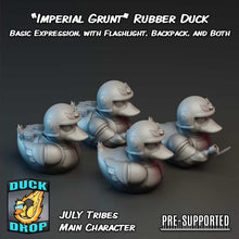 Load image into Gallery viewer, &quot;Imperial Grunt&quot; Rubber Duck by Epic Duck Studios
