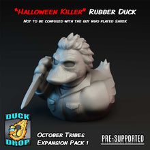 Load image into Gallery viewer, &quot;Halloween Killer&quot; Rubber Duck by Epic Duck Studios
