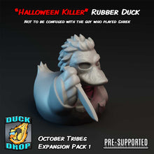 Load image into Gallery viewer, &quot;Halloween Killer&quot; Rubber Duck by Epic Duck Studios
