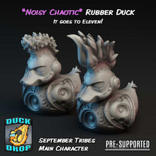 Load image into Gallery viewer, &quot;Noisy Chaotic&quot; Rubber Duck by Epic Duck Studios
