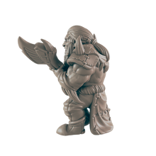 Load image into Gallery viewer, Dwarf Male Barbarian
