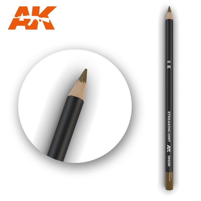 AK-10030 AK Interactive Weathering Pencil - Streaking Dirt