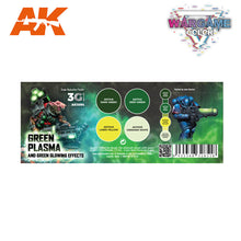 Load image into Gallery viewer, AK-1064 AK Interactive 3G Wargame Color Set - Green Plasma And Glowing Effect
