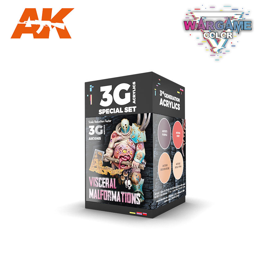 AK-1065 AK Interactive 3G Wargame Color Set - Visceral Malformations