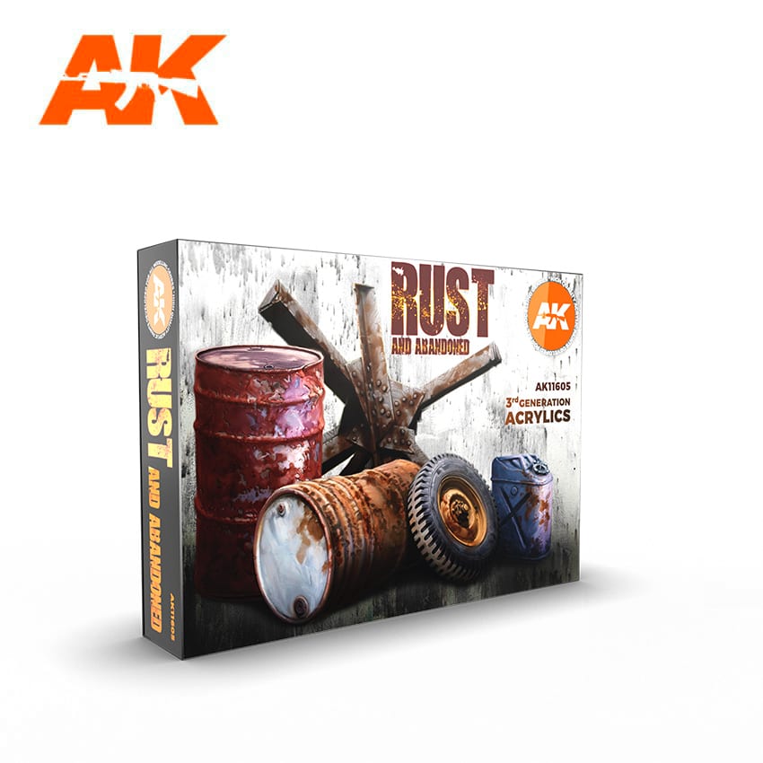 AK-11605 AK Interactive 3G Rust Set