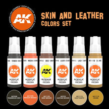 Load image into Gallery viewer, AK-11613 AK Interactive 3G Non Skin and Leather Colors Set
