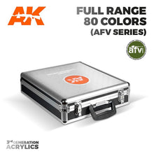 Load image into Gallery viewer, AK-11703 AK Interactive 3G Acrylics Briefcase - 80 Colors Full AFV Range
