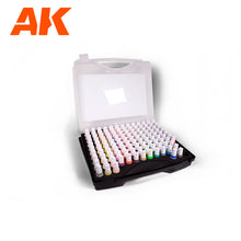 Load image into Gallery viewer, AK-11707 AK Interactive 3G Acrylics Briefcase - THE BEST 120 COLORS FOR WARGAMES, FANTASY &amp; SCI-FI
