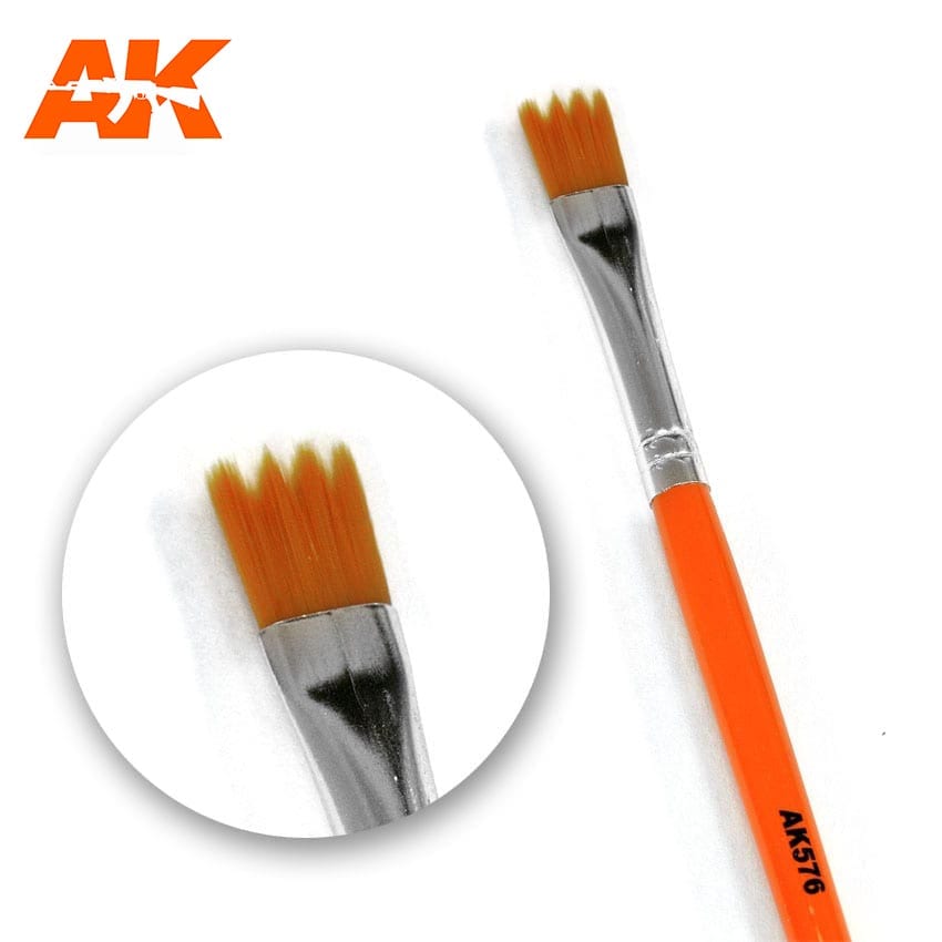 AK-576 AK Interactive Weathering Brush Saw Shape