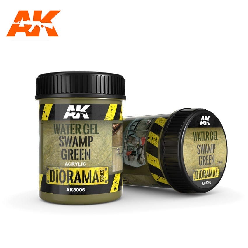 AK-8006 AK Interactive Water Gel Swamp Green Effects - 250ml (Acrylic)