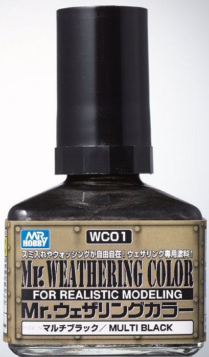 Mr. Weathering Color - Multi Black